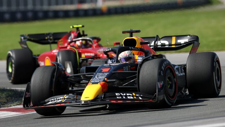 Verstappen Sainz Race GP Canada F1 2022