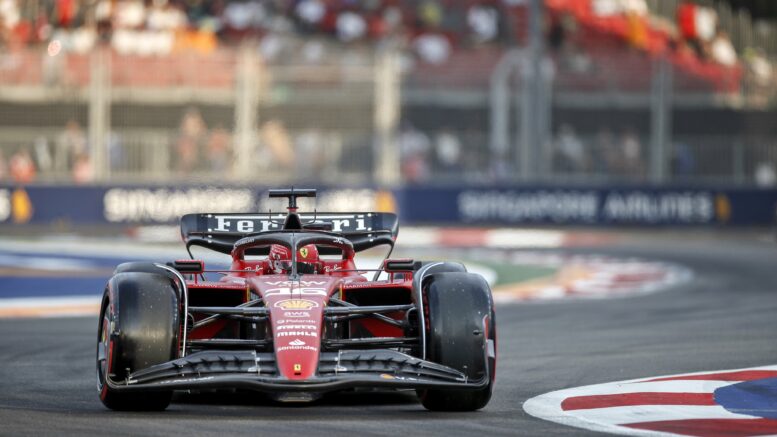 F1 | GP Singapore, FP1: doppietta Ferrari, Leclerc precede Sainz, 3° Verstappen